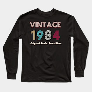 Vintage 1984 Original Parts. Some Ware Long Sleeve T-Shirt